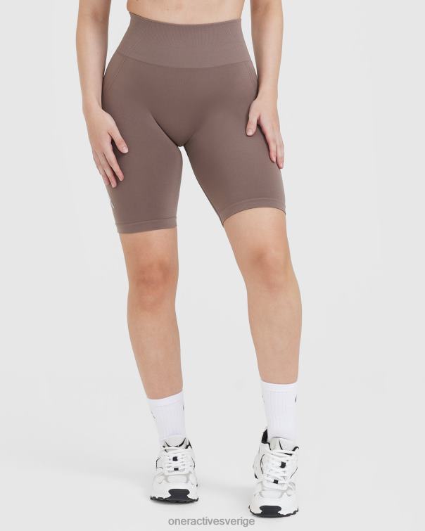 Kläder tvättad kallbrun 4B046240 smidiga sömlösa cykelshorts 1 Oner Active