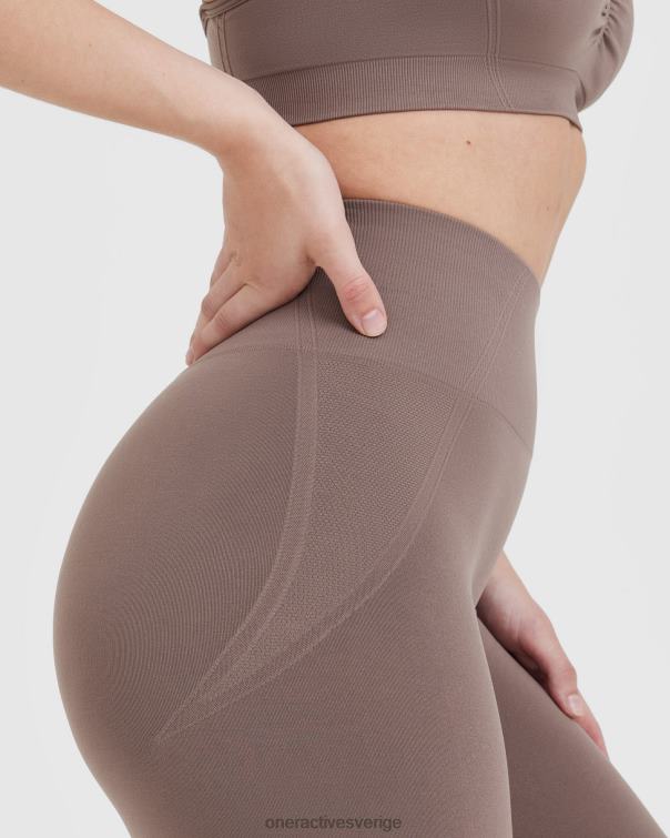 Kläder tvättad kallbrun 4B046240 smidiga sömlösa cykelshorts 1 Oner Active