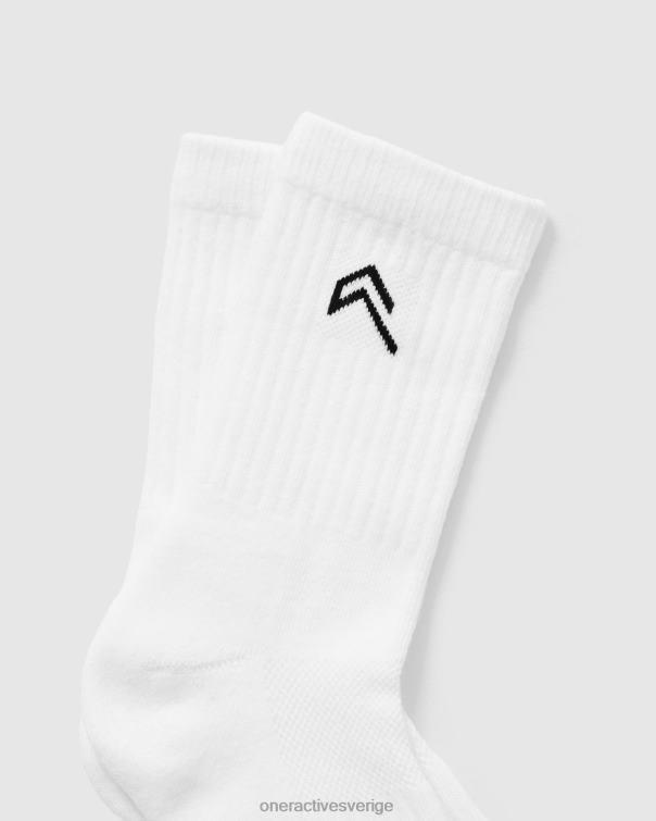 Tillbehör vit svart 4B046658 besättningsstrumpor 3-pack Oner Active